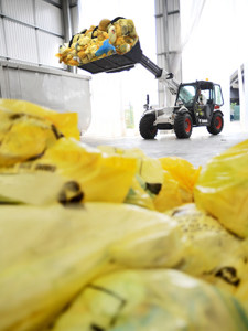 AHP is comprised of a mixture of plastics and fibre-based material